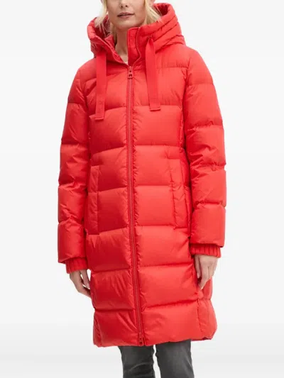 Marc O'polo Hooded Puffer Coat In Red