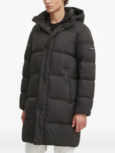 Marc O'polo Hooded Puffer Jacket In Black