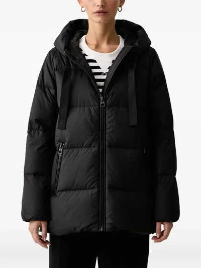 Marc O'polo Hooded Puffer Jacket In Black