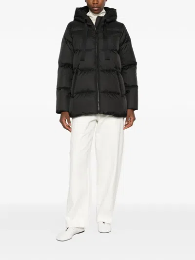 Marc O'polo Hooded Puffer Jacket In Black