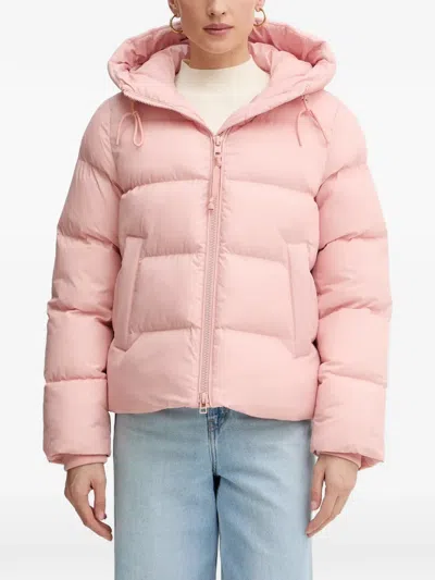 Marc O'polo Hooded Puffer Jacket In Pink