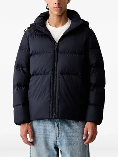 Marc O'polo Hooded Quilted Jacket In Animal Print