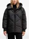 Marc O'polo Hooded Quilted Jacket In Black