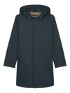 Marc O'polo Hooded Rain Coat In Green