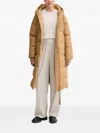 Marc O'polo Hooded Zip Coat In Neutral