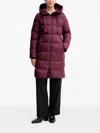 Marc O'polo Hooded Zip Coat In Red