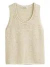 Marc O'polo Knitted Sleeveless Tank Top In Neutral