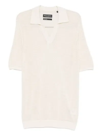 Marc O'polo Knitted T-shirt In Neutral