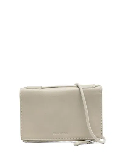 Marc O'polo Knotted Strap Leather Satchel In Green