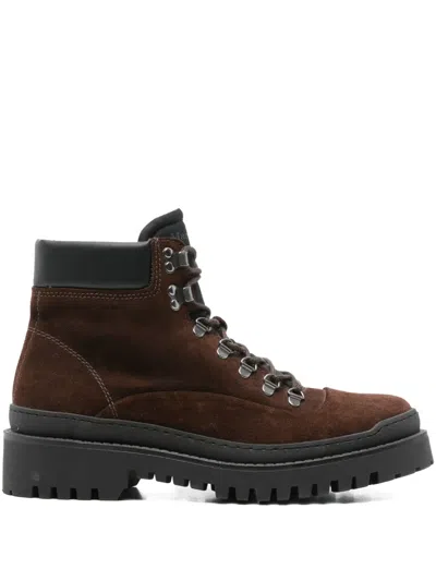 Marc O'polo Lace-up Boots In Brown