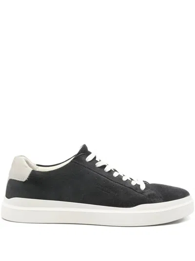 Marc O'polo Lace-up Panelled Sneakers In Black