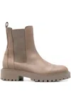 Marc O'polo Leather Chelsea Boots In Neutral