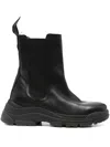 Marc O'polo Leather Chelsea Boots In Black