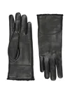 Marc O'polo Leather Gloves In Black