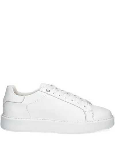 Marc O'polo Leather Lace-up Sneakers In White