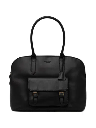 Marc O'polo Leather Tote Bag In Black