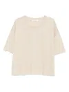 Marc O'polo Linen Round-neck T-shirt In Neutral