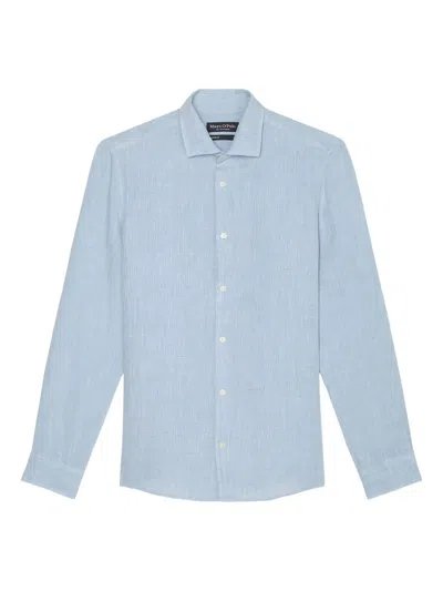 Marc O'polo Linen Shirt In Blue