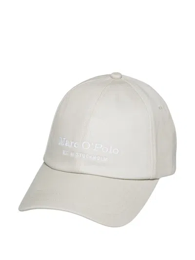 Marc O'polo Baseballkappe Mit Logo-stickerei In White