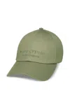 Marc O'polo Logo-embroidered Cap In Green