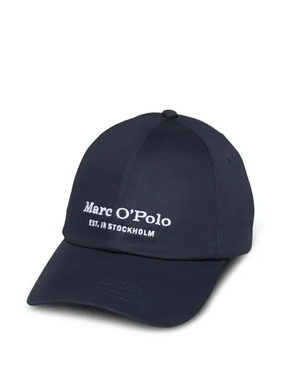 Marc O'polo Logo-embroidered Cap In Blue