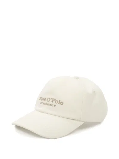 Marc O'polo Logo-embroidered Cap In White