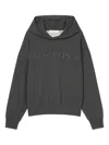 Marc O'polo Logo-embroidered Hoodie In Gray