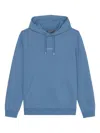 Marc O'polo Logo-embroidered Hoodie In Blue