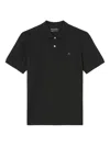 Marc O'polo Logo-embroidered Polo Shirt In Black