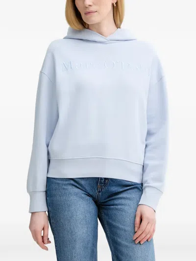 Marc O'polo Logo Hoodie In Blue