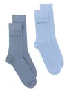 Marc O'polo Logo-intarsia Socks (pack Of Two) In Multi