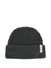 Marc O'polo Logo-patch Beanie Hat In Gray