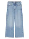 Marc O'polo Logo-patch Cropped Jeans In Blue