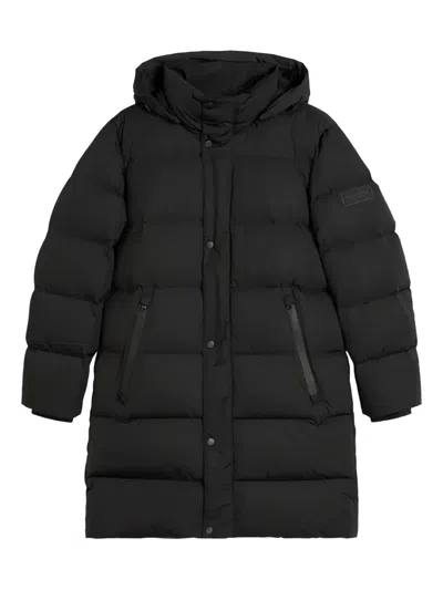 Marc O'polo Logo-patch Padded Coat In Black
