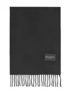 Marc O'polo Logo-patch Scarf In Gray