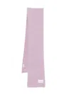 Marc O'polo Logo-patch Scarf In Purple