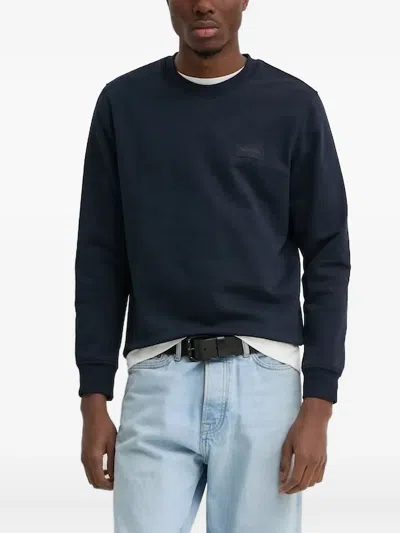 Marc O'polo Logo-patch Sweatshirt In Blue