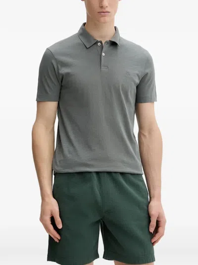 Marc O'polo Logo Polo Shirt In Gray