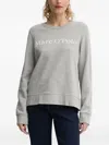 Marc O'polo Logo-print Cotton Sweatshirt In Gray