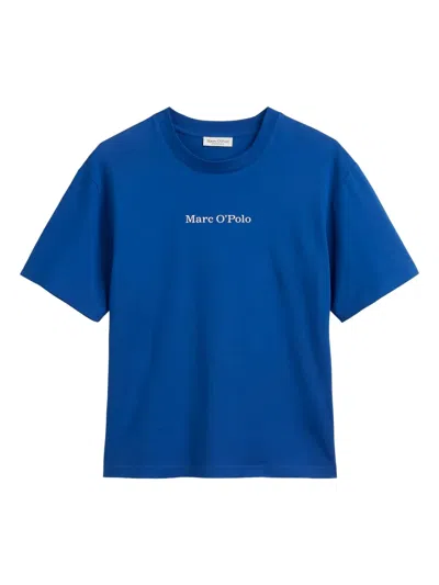 Marc O'polo Logo-printed T-shirt In Blue
