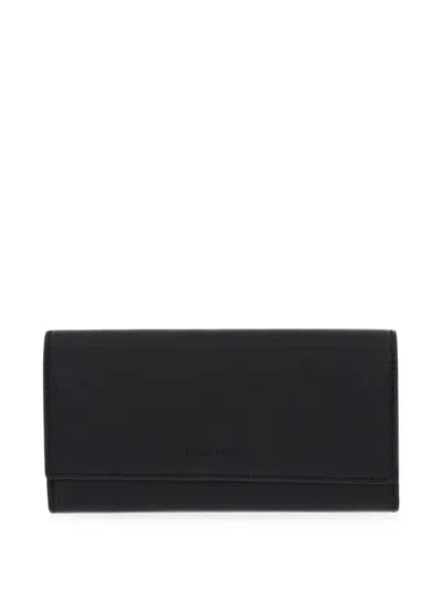 Marc O'polo Logo-debossed Foldover Wallet In Black