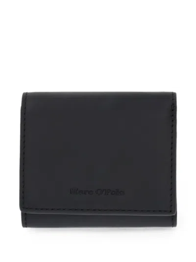 Marc O'polo Logo-debossed Wallet In Black