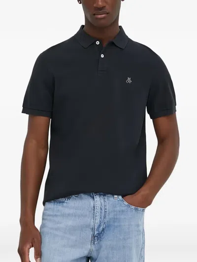 Marc O'polo Logo-detail Polo Shirt In Blue