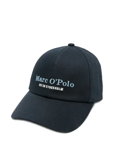 Marc O'polo Logo-embroidered Baseball Cap In Blue