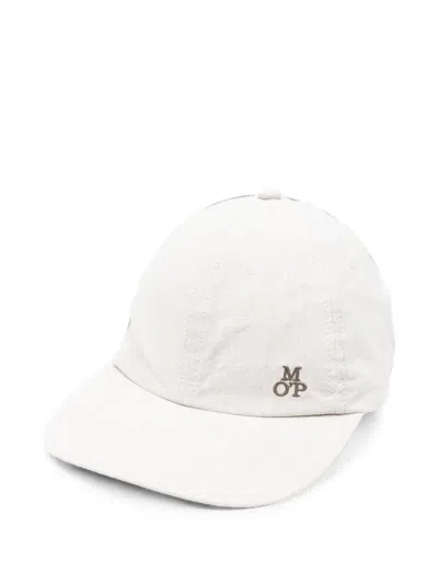 Marc O'polo Logo-embroidered Baseball Cap In White