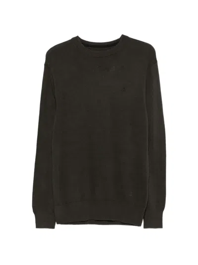 Marc O'polo Logo-embroidered Crew-neck Sweater In Multi