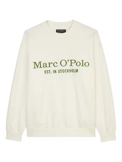 Marc O'polo Logo-embroidered Sweatshirt In Red