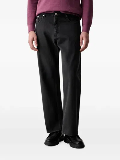 Marc O'polo Logo-patch Jeans In Black