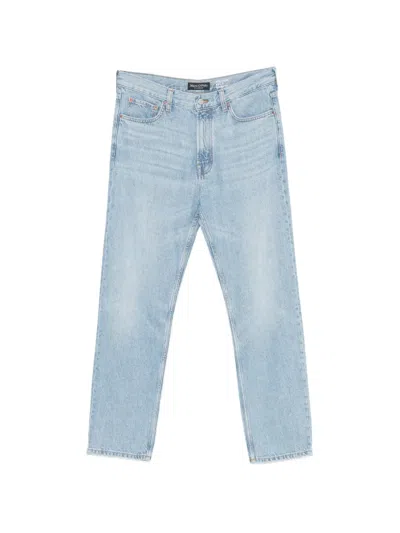 Marc O'polo Logo-patch Jeans In Blue