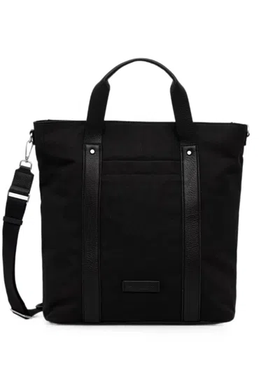 Marc O'polo Logo-patch Tote Bag In Black
